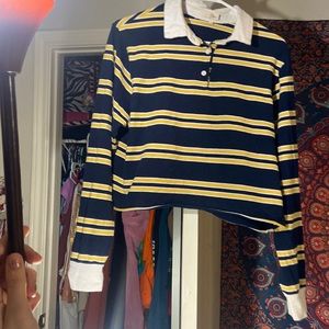 Nordstrom collar striped long sleeve